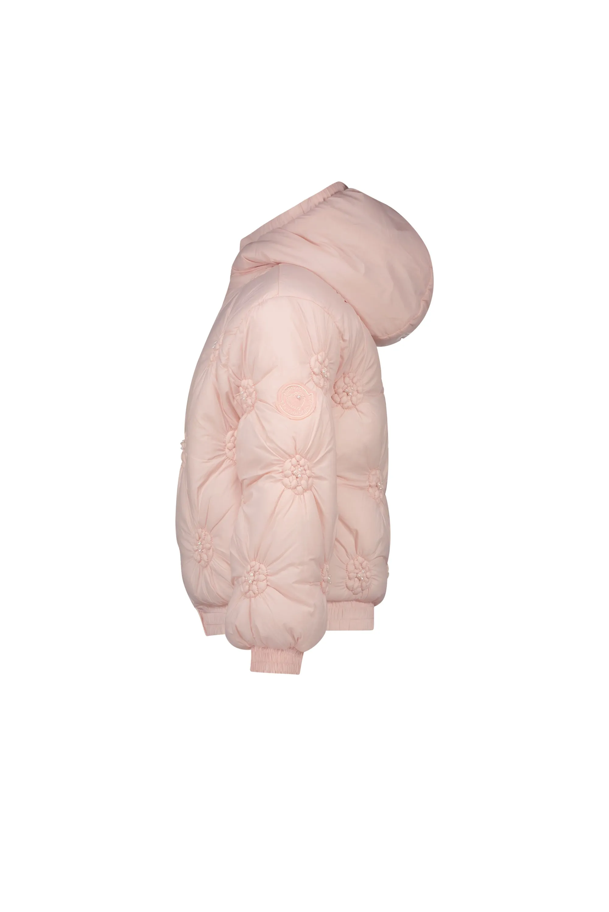 ♥ BARDOT ♥ quilted flowers coat *Rose Quartz*