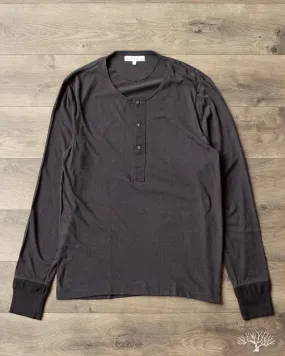 102 Vintage Henley - Charcoal