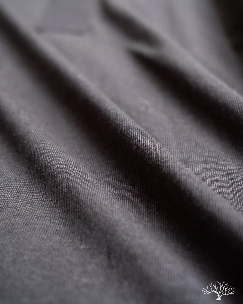 102 Vintage Henley - Charcoal