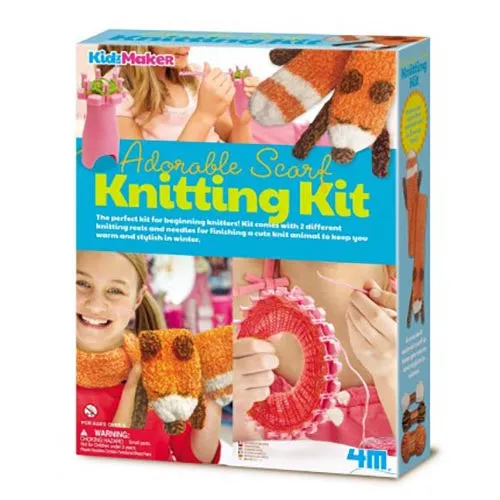 4M Adorable Scarf Knitting Kit