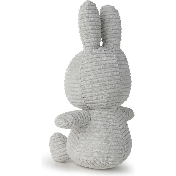 9" Miffy ECO Corduroy Grey Plush