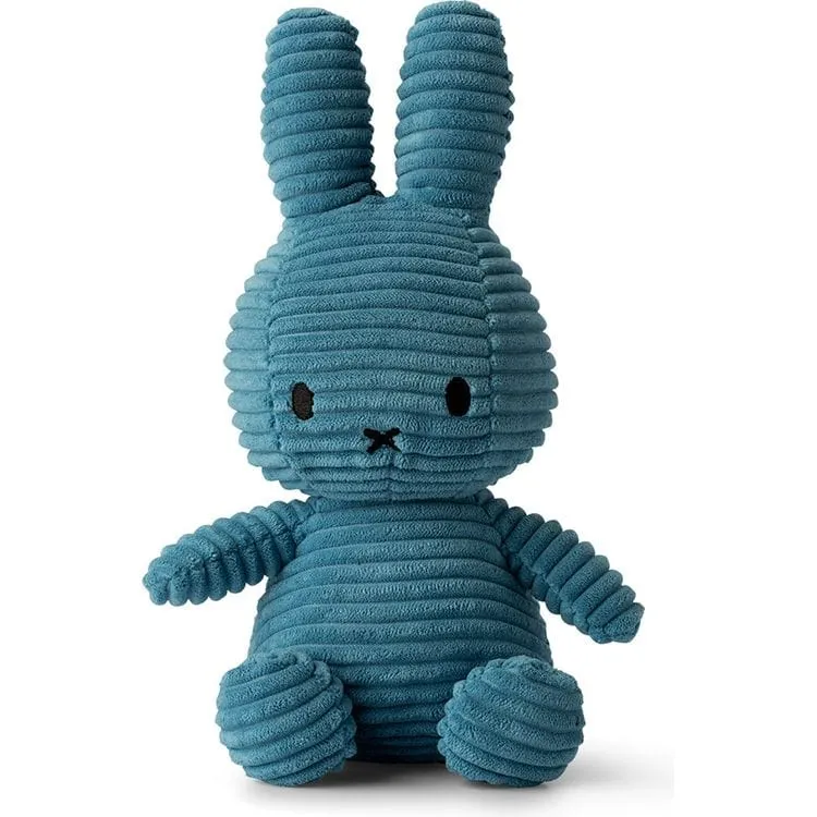 9" Miffy ECO Corduroy Plush - Aviator Blue