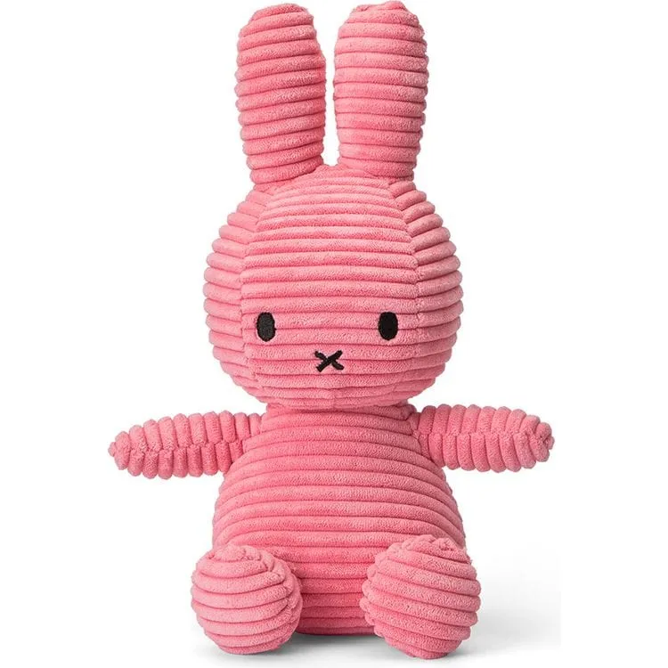 9" Miffy ECO Corduroy Plush - Bubblegum Pink