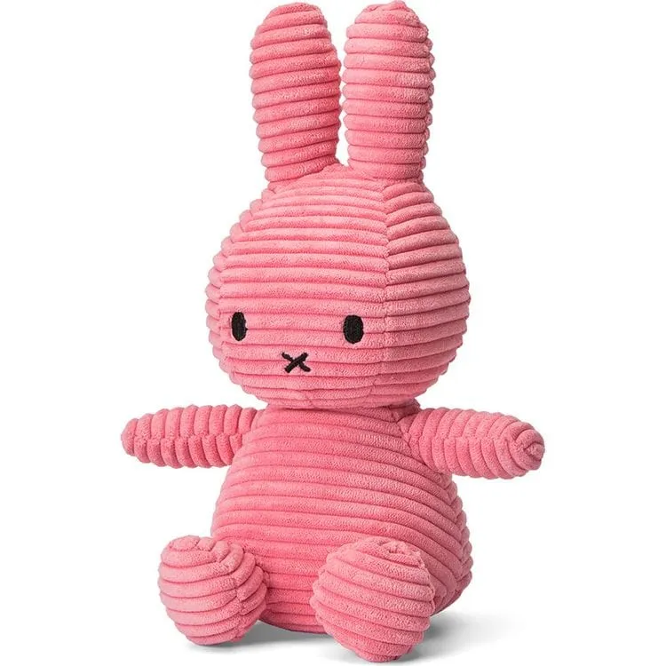 9" Miffy ECO Corduroy Plush - Bubblegum Pink