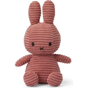 9" Miffy ECO Corduroy Plush - Dusty Rose