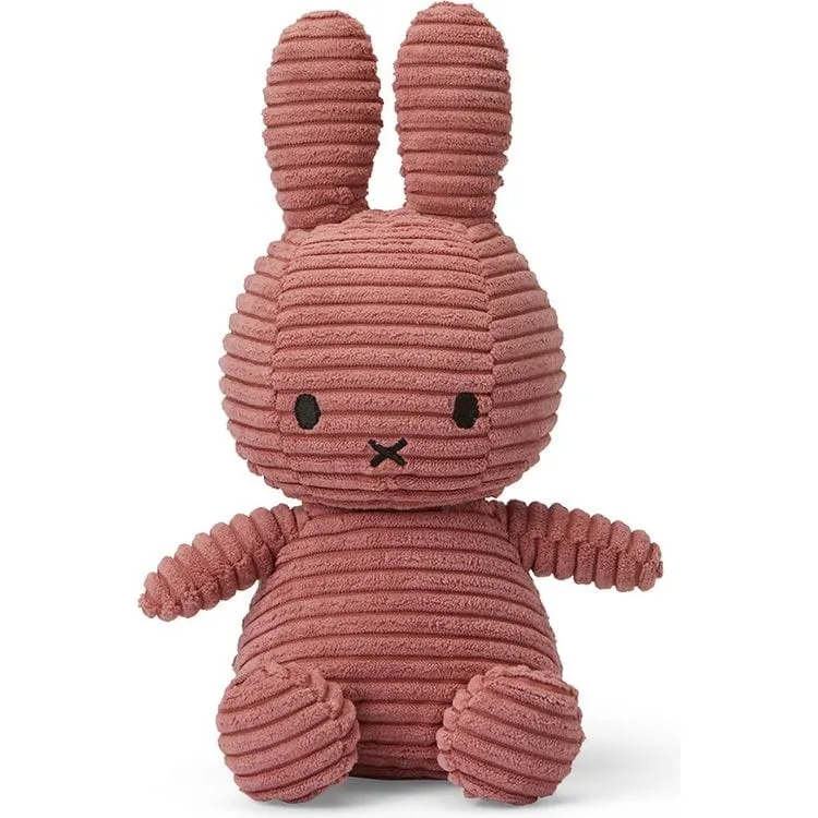 9" Miffy ECO Corduroy Plush - Dusty Rose