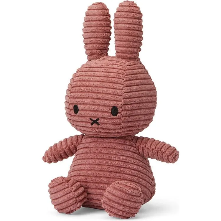 9" Miffy ECO Corduroy Plush - Dusty Rose