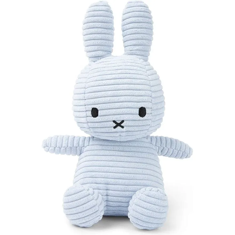 9" Miffy ECO Corduroy Plush - Ice Blue