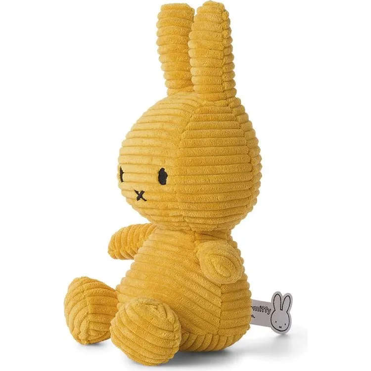 9" Miffy ECO Corduroy Plush - Yellow