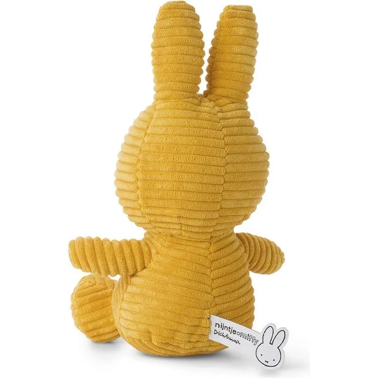 9" Miffy ECO Corduroy Plush - Yellow