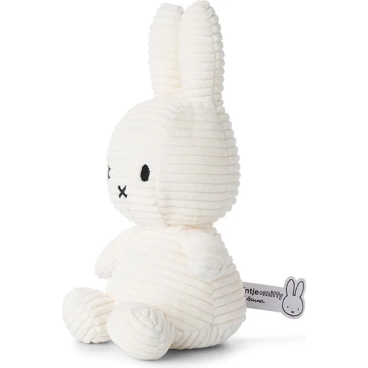 9" Miffy ECO Off-White Sitting Corduroy Plush