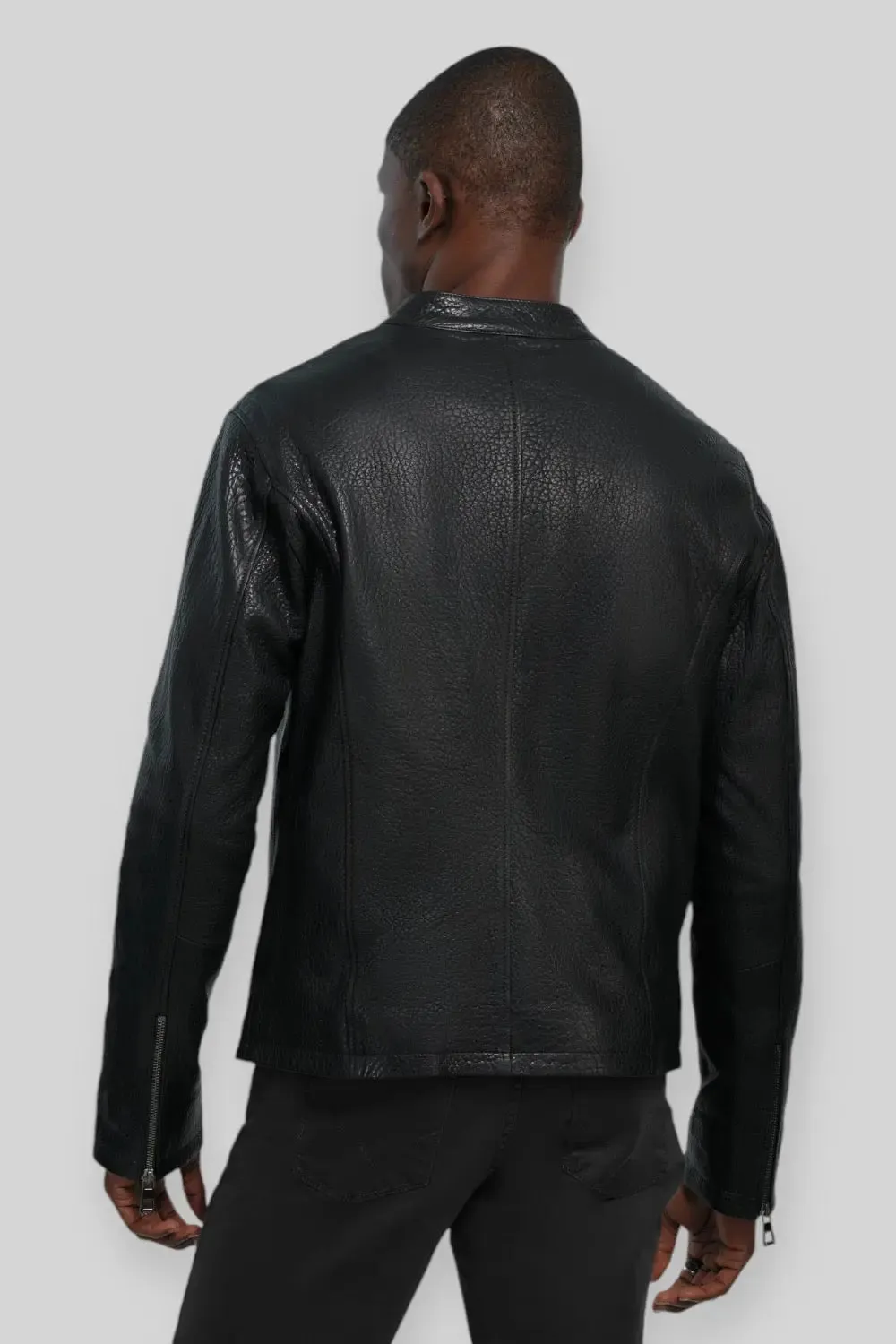 Alessandro Leather Utility Jacket