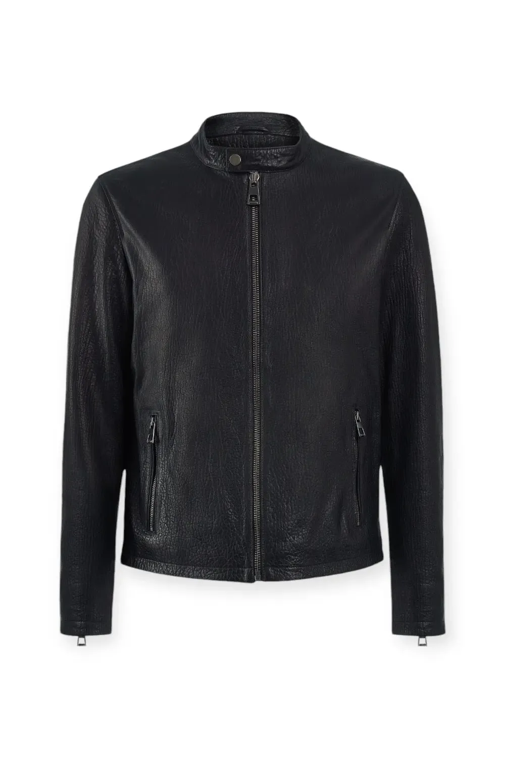 Alessandro Leather Utility Jacket