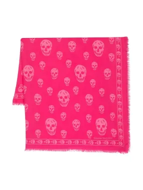 Alexander McQueen Scarfs Fuchsia