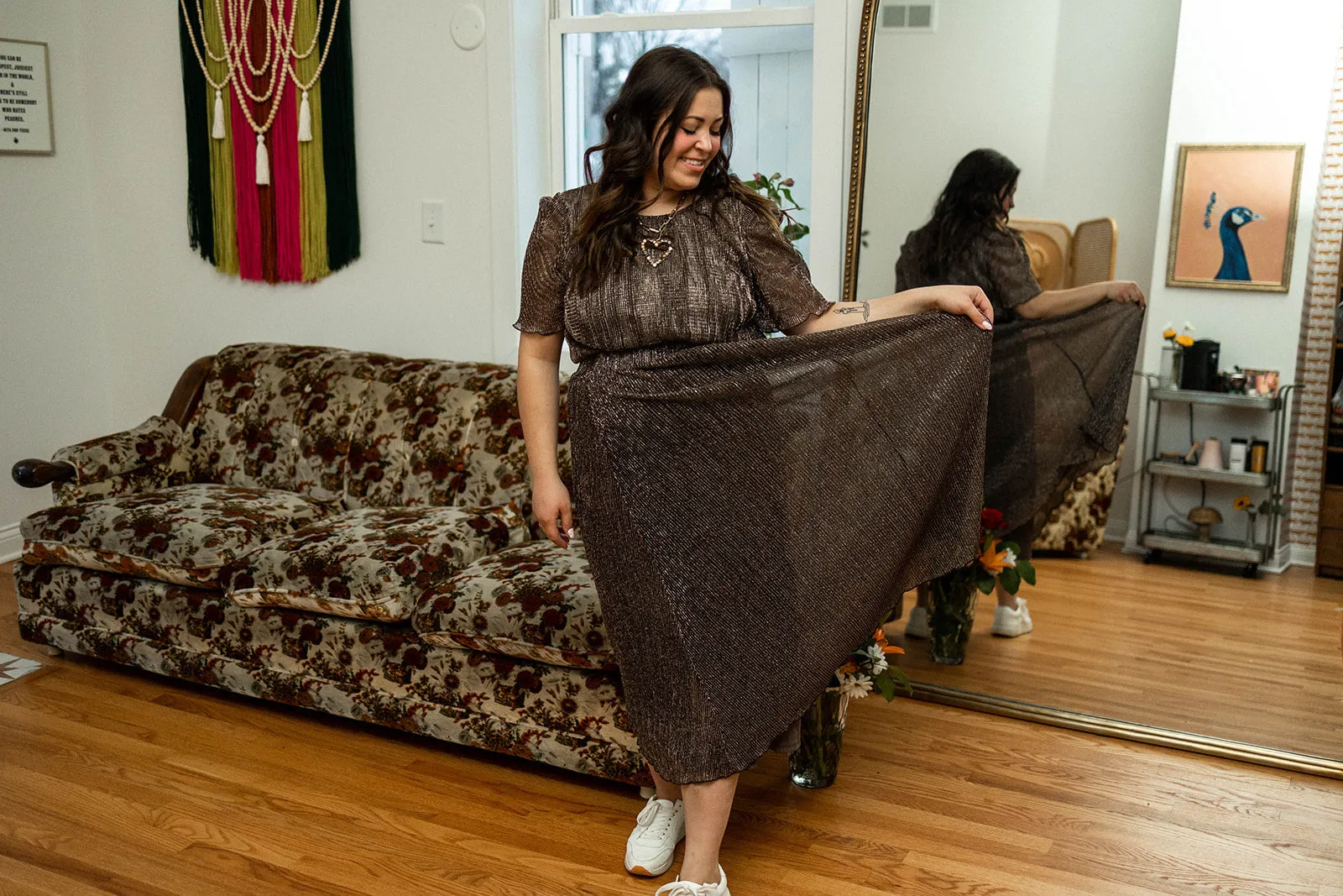 amal skirt in brown