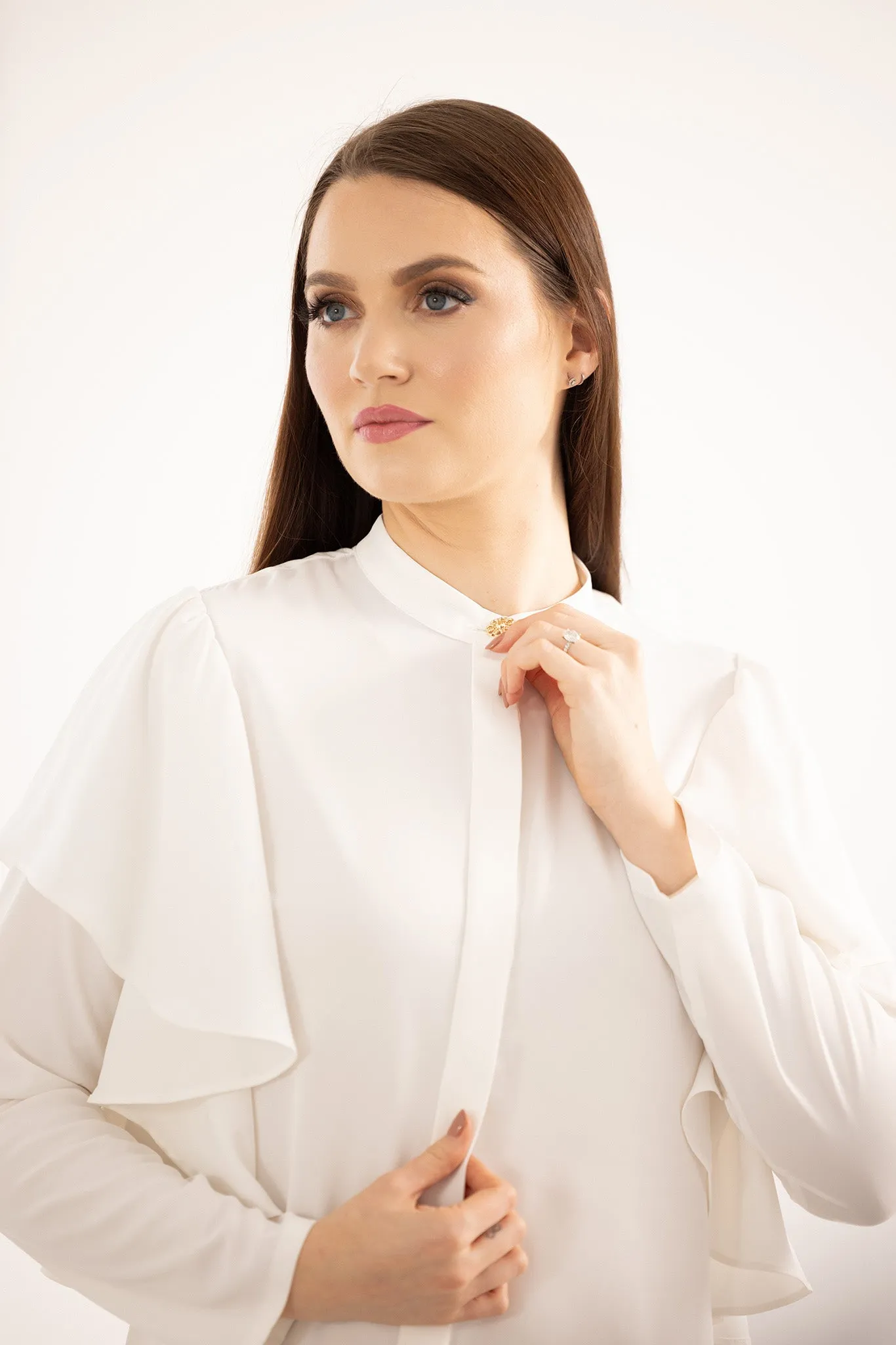 Angelica Ruffle Detailed Shirt