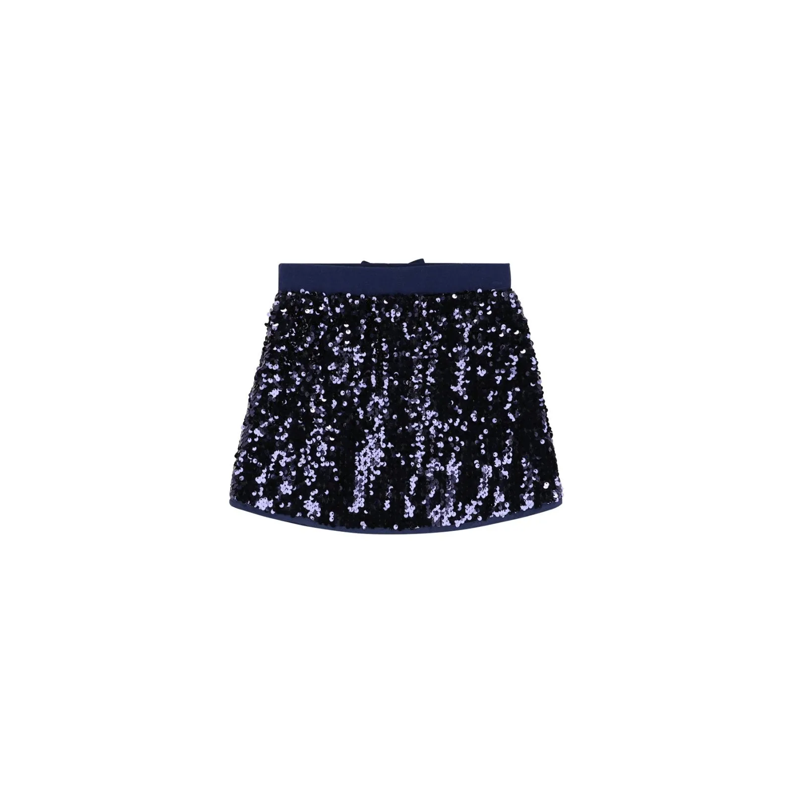 Angel's Face Girls Diva Navy Sequin Skirt