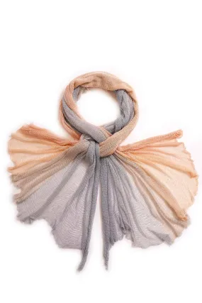 Aqvarelle Big Air Bamboo Sheer Scarf - Sunset