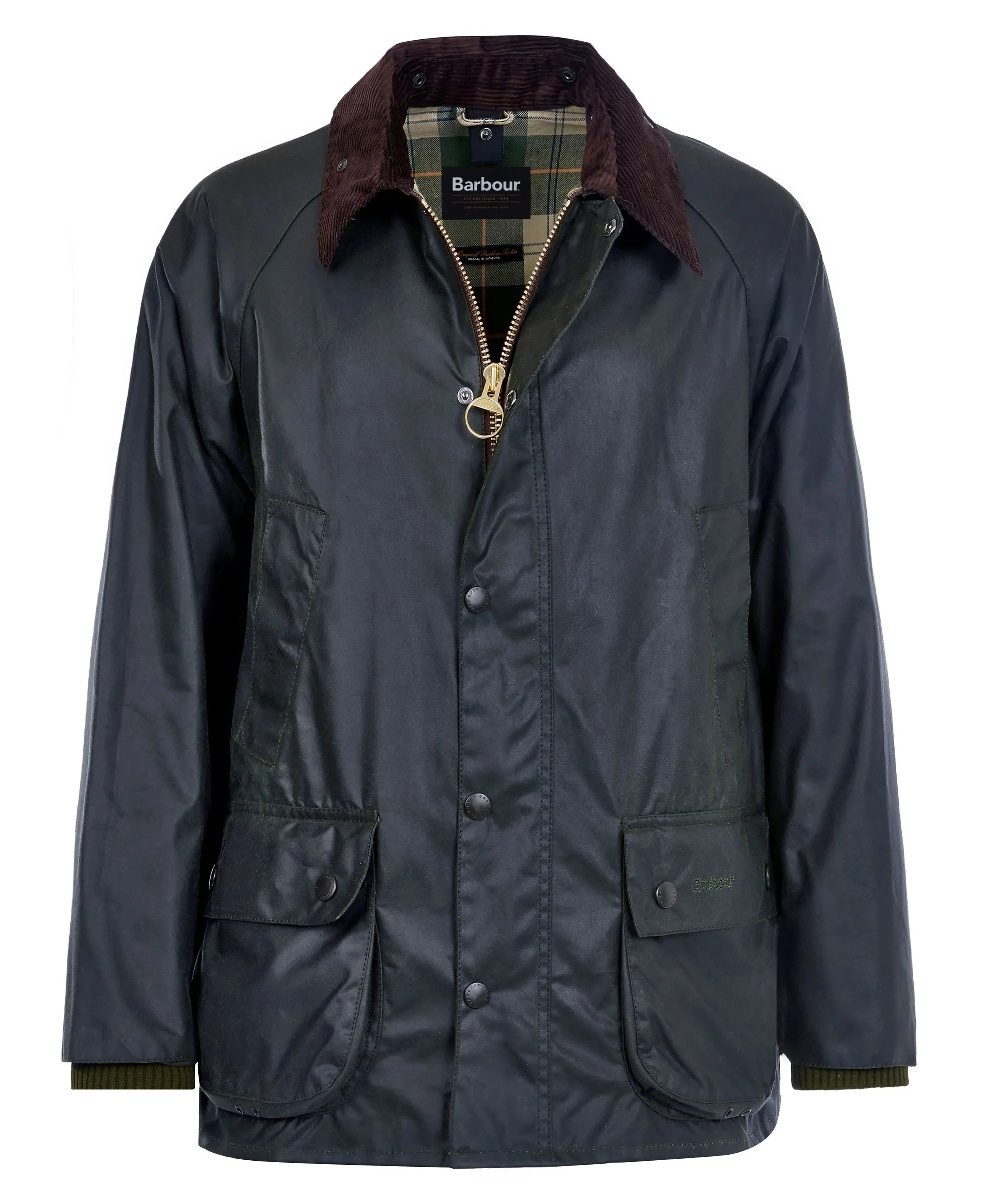 Barbour Bedale® Waxed Jacket Sage