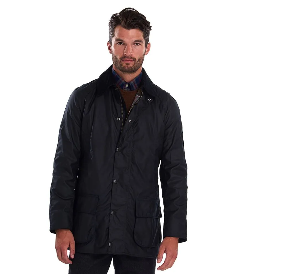 Barbour Navy Bristol Waxed Cotton Jacket