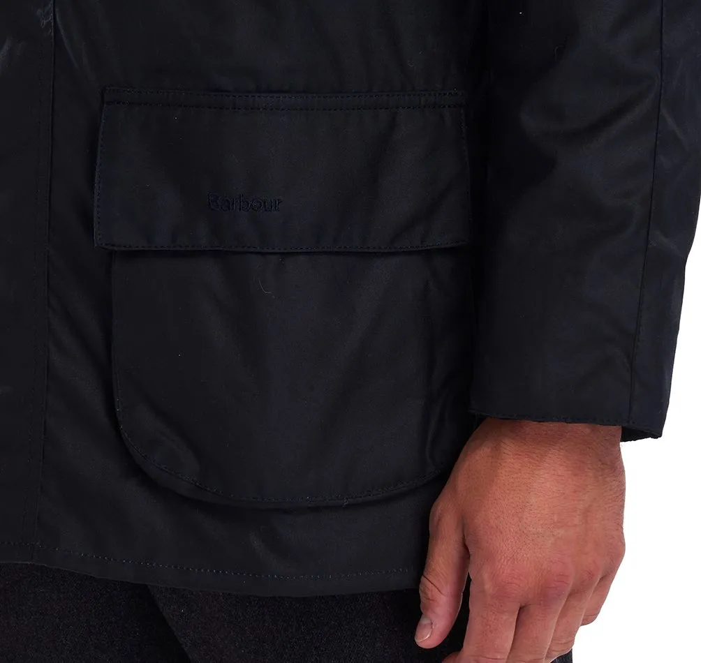 Barbour Navy Bristol Waxed Cotton Jacket