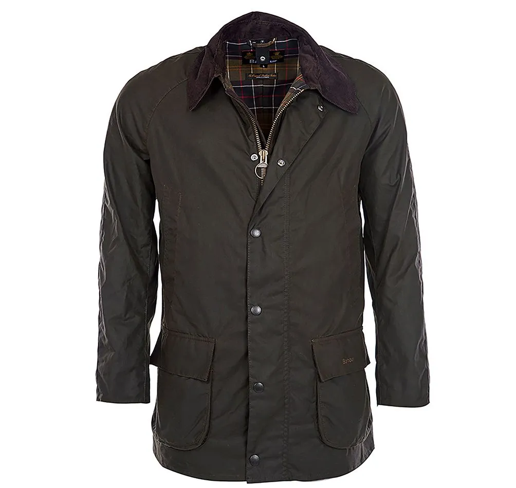 Barbour Olive Bristol Waxed Cotton Jacket