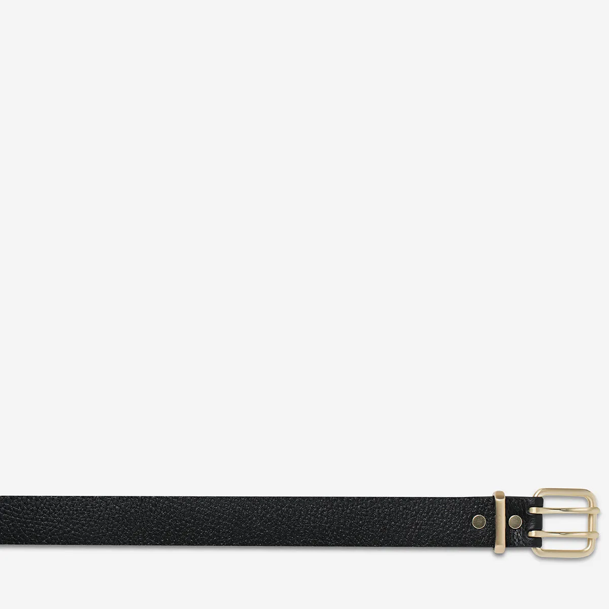 Barely Moving Belt - Black/Gold