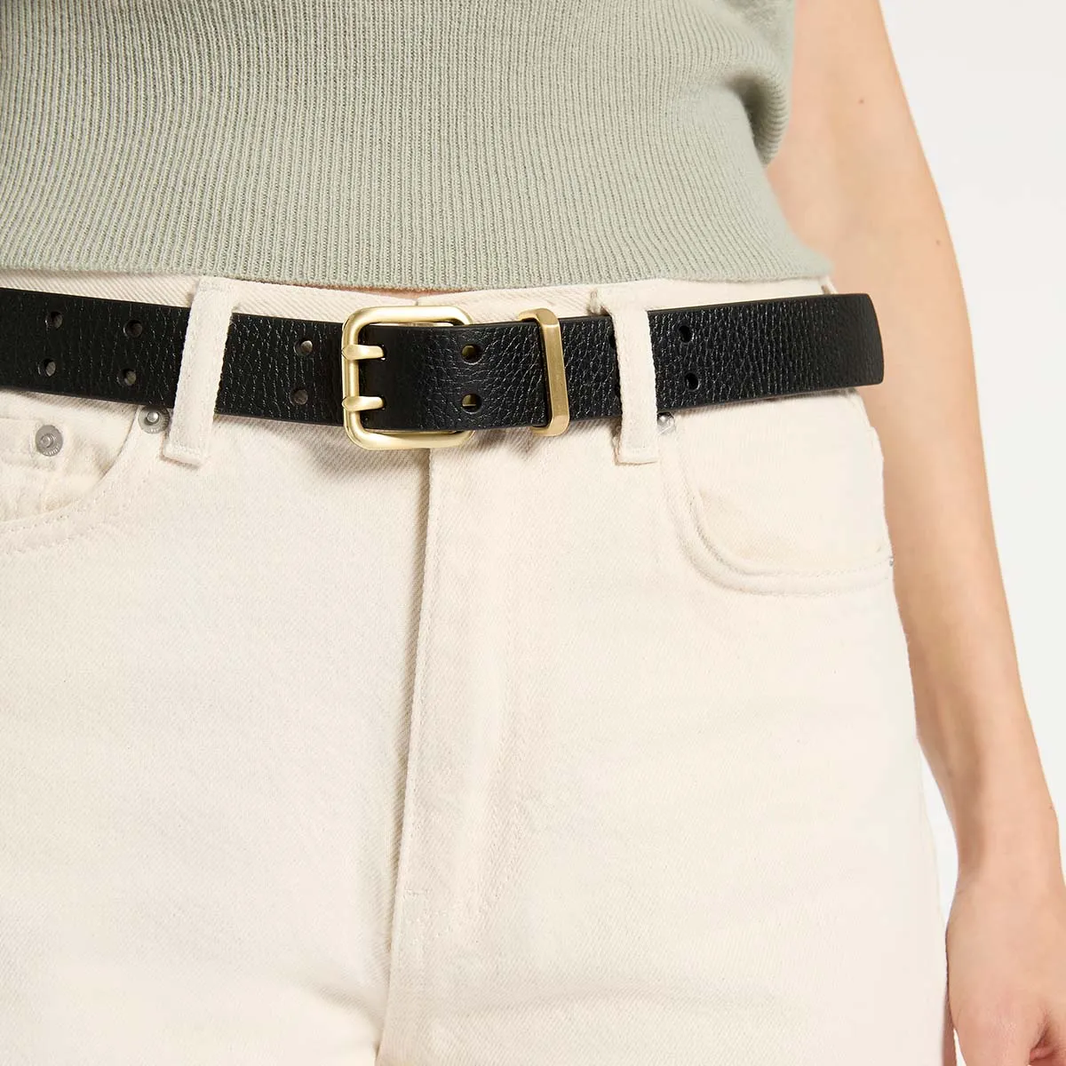 Barely Moving Belt - Black/Gold