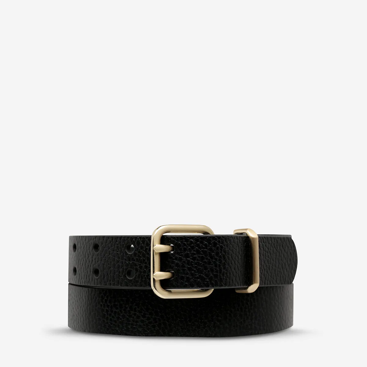 Barely Moving Belt - Black/Gold