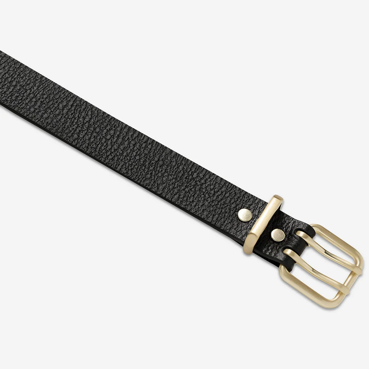 Barely Moving Belt - Black/Gold