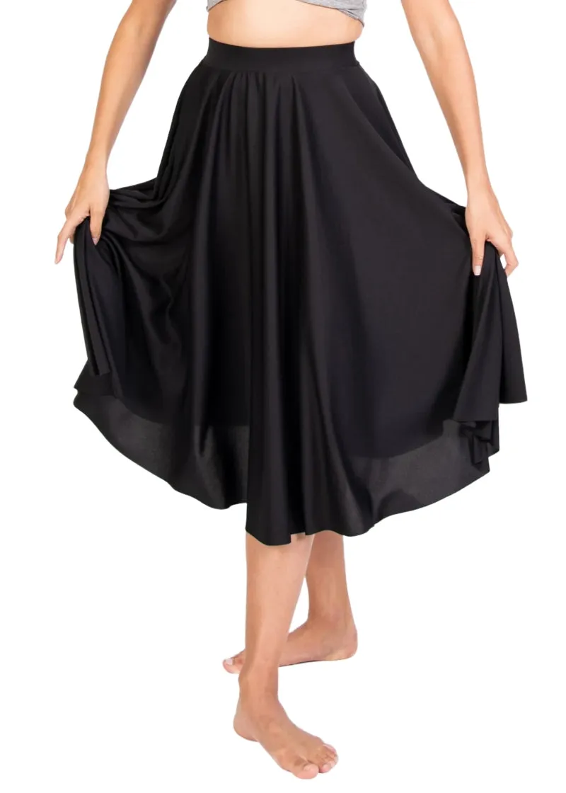 Below-the-Knee Circle Skirt