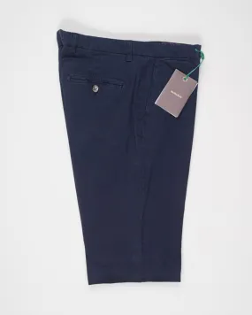 Berwich Garment Dyed Cotton Chinos / Navy