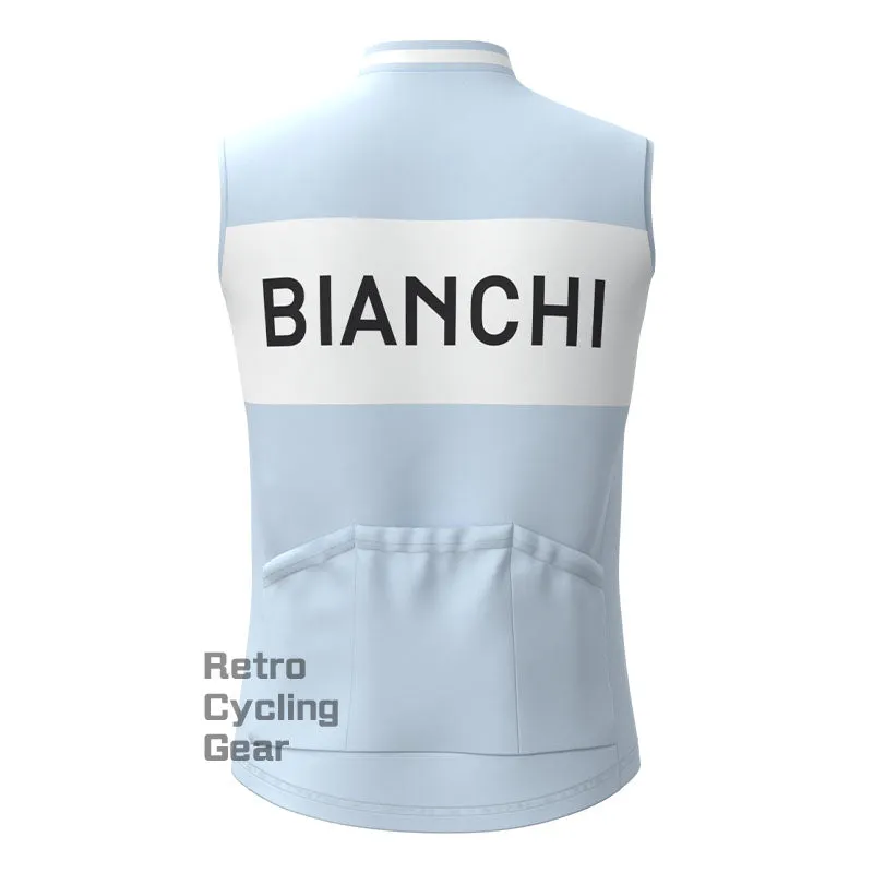 Bianchi Baby Blue Retro Cycling Vest