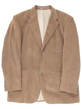 Biscuit Corduroy Vintage Single Breasted Jacket