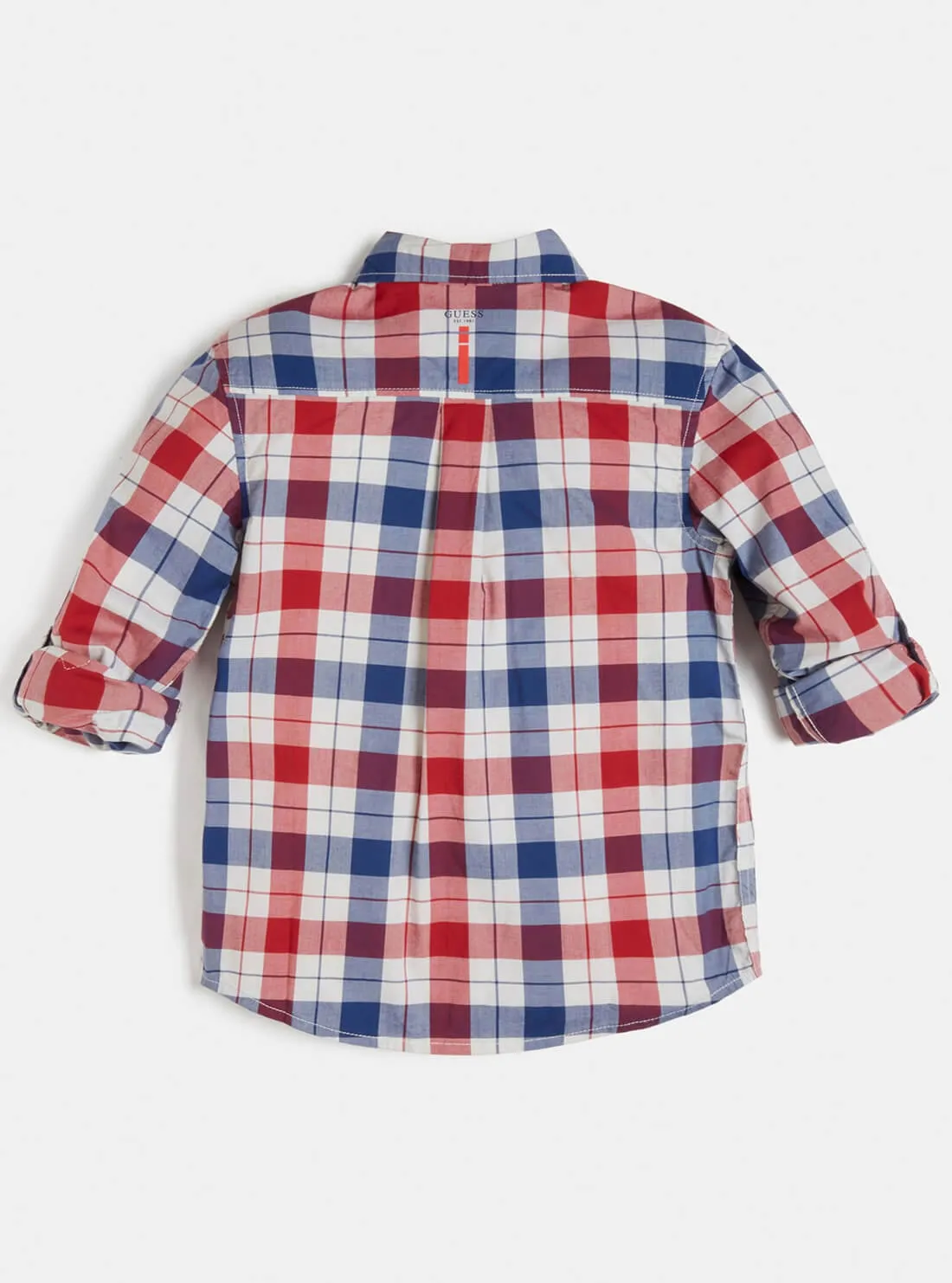 Blue Red Check Shirt (7-16)