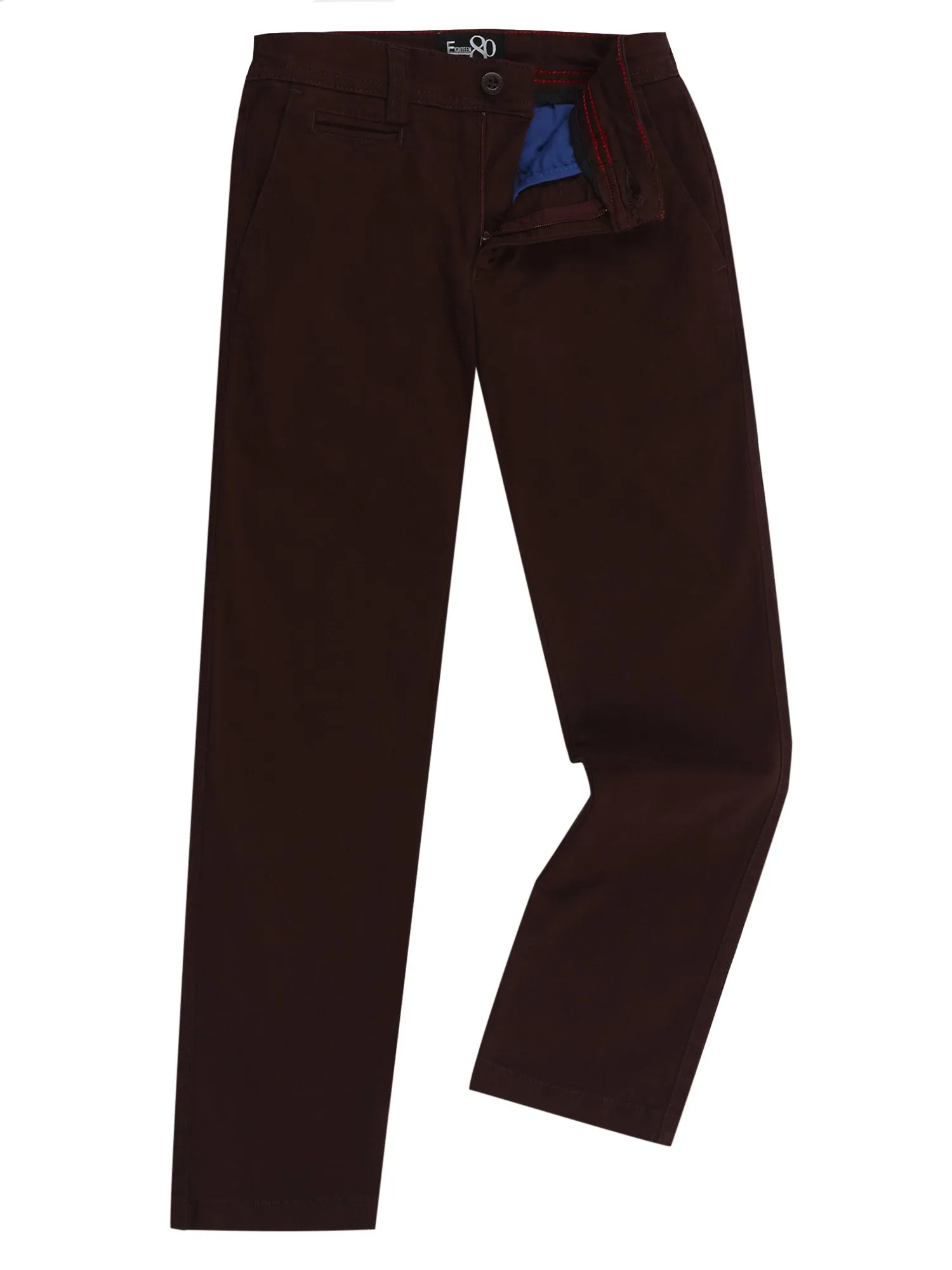 Boys Mannus Wine Casual Trouser - 1880 Club