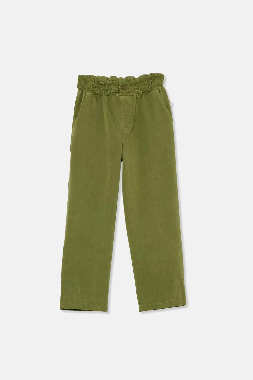 Brushed Twill Flounced Pants