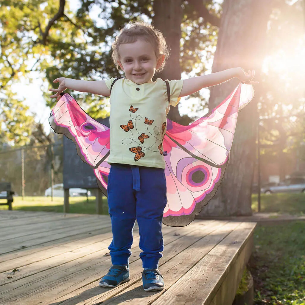 Butterfly Flight Short Sleeve Henley Shirt