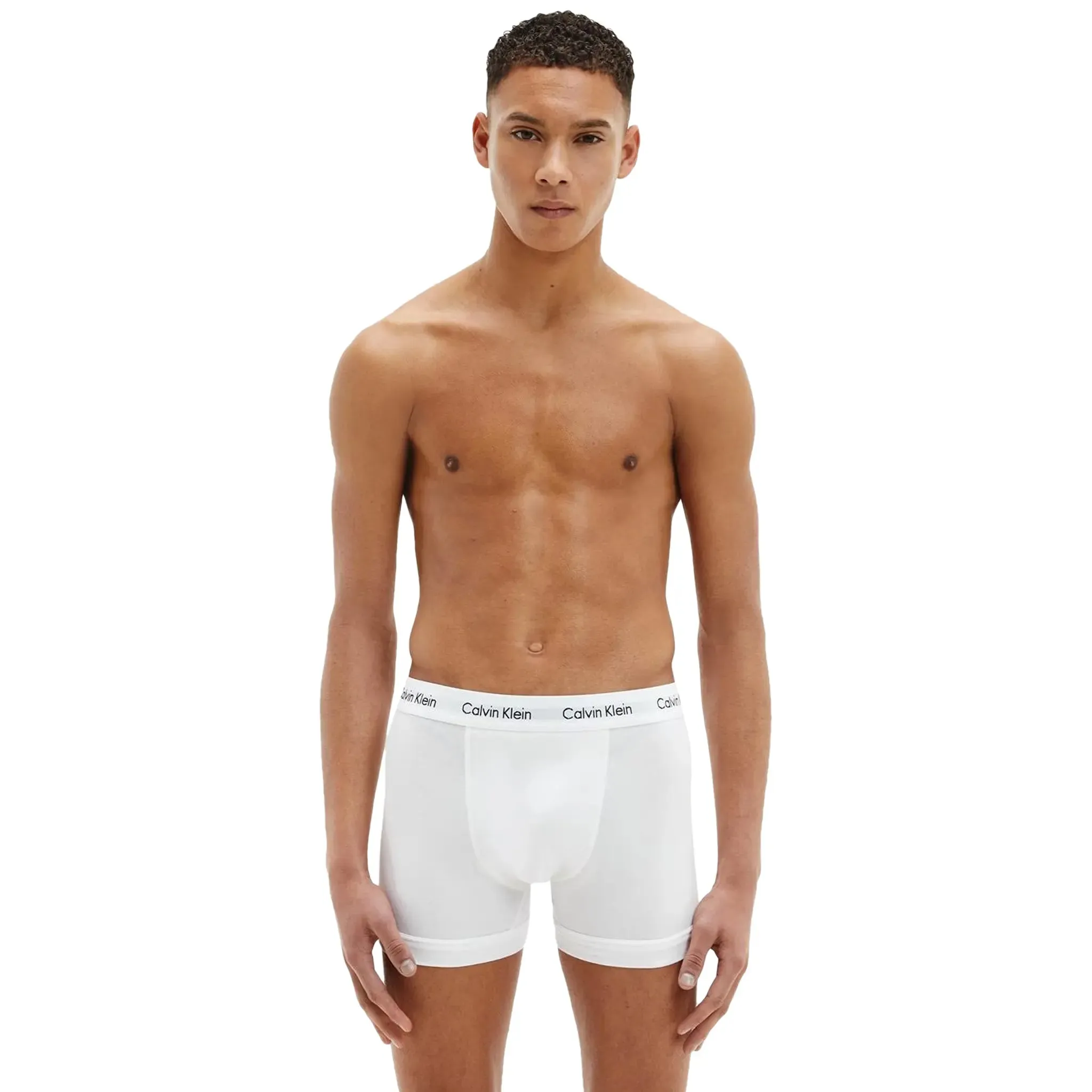 Calvin Klein Cotton Stretch White Boxer Shorts Three Pack