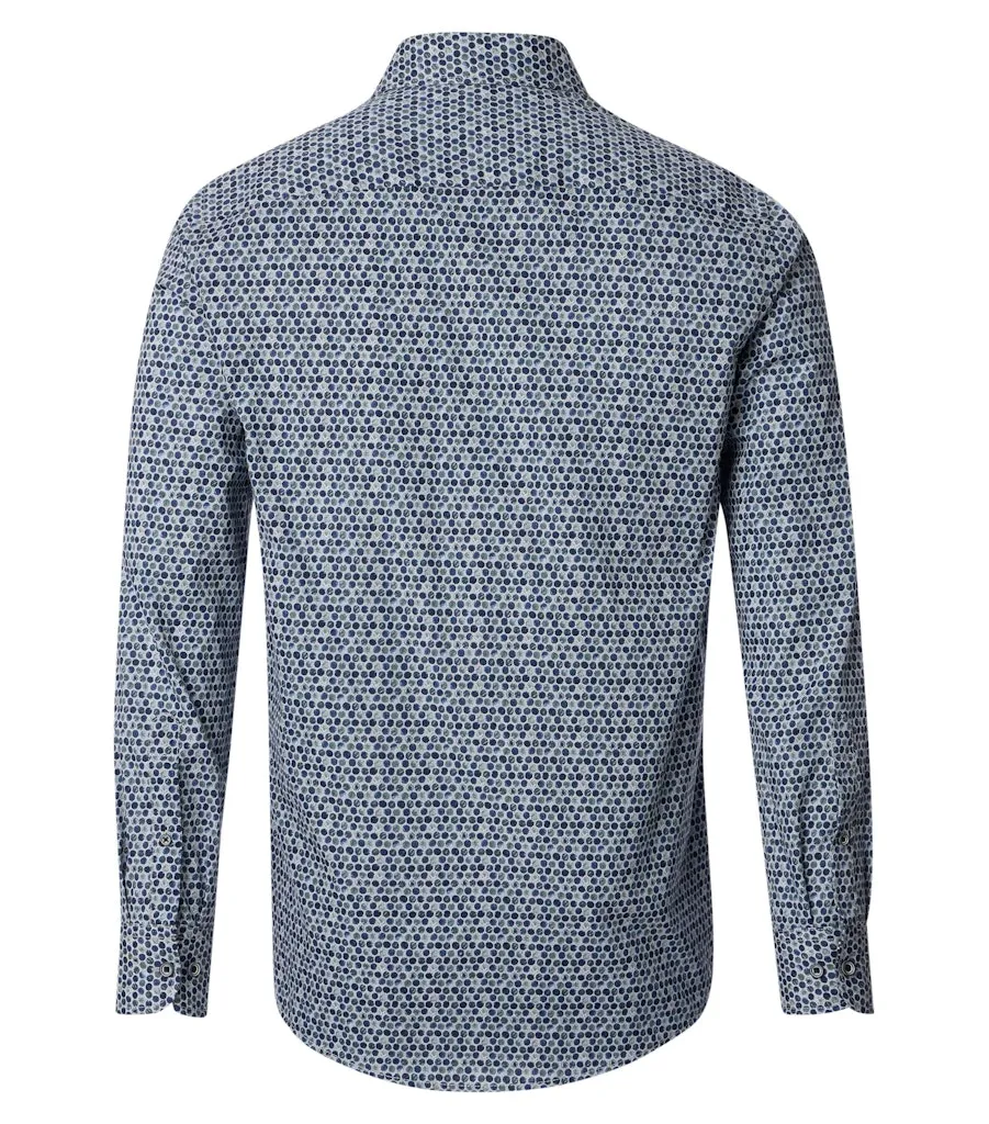 Casa Moda - B.D Casual Fit Shirt, Long Sleeve, Blue