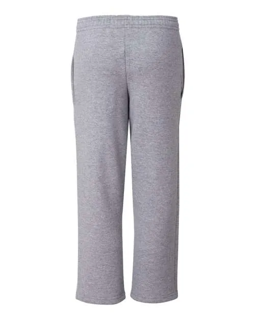 Champion Youth Powerblend Open Bottom Sweatpants with Pockets