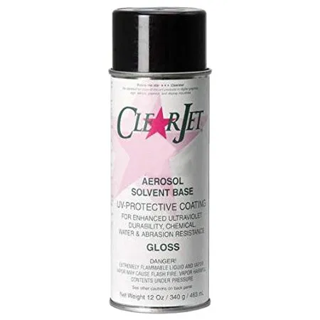 ClearJet UV Protective Clear Coat - Gloss Finish - 12 oz. Spray Can