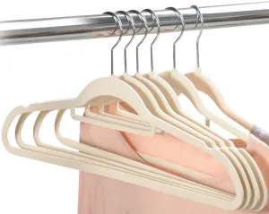 Coat Hangers - Set of 6 - Beige