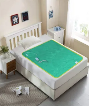 Comfort Ideas Polyester Single Bed Electric Bed Warmer - (Green)