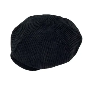 Corduroy Baker Boy Cap Simple Plain Beret Cotton Ivy Newsboy Hat LDG1465