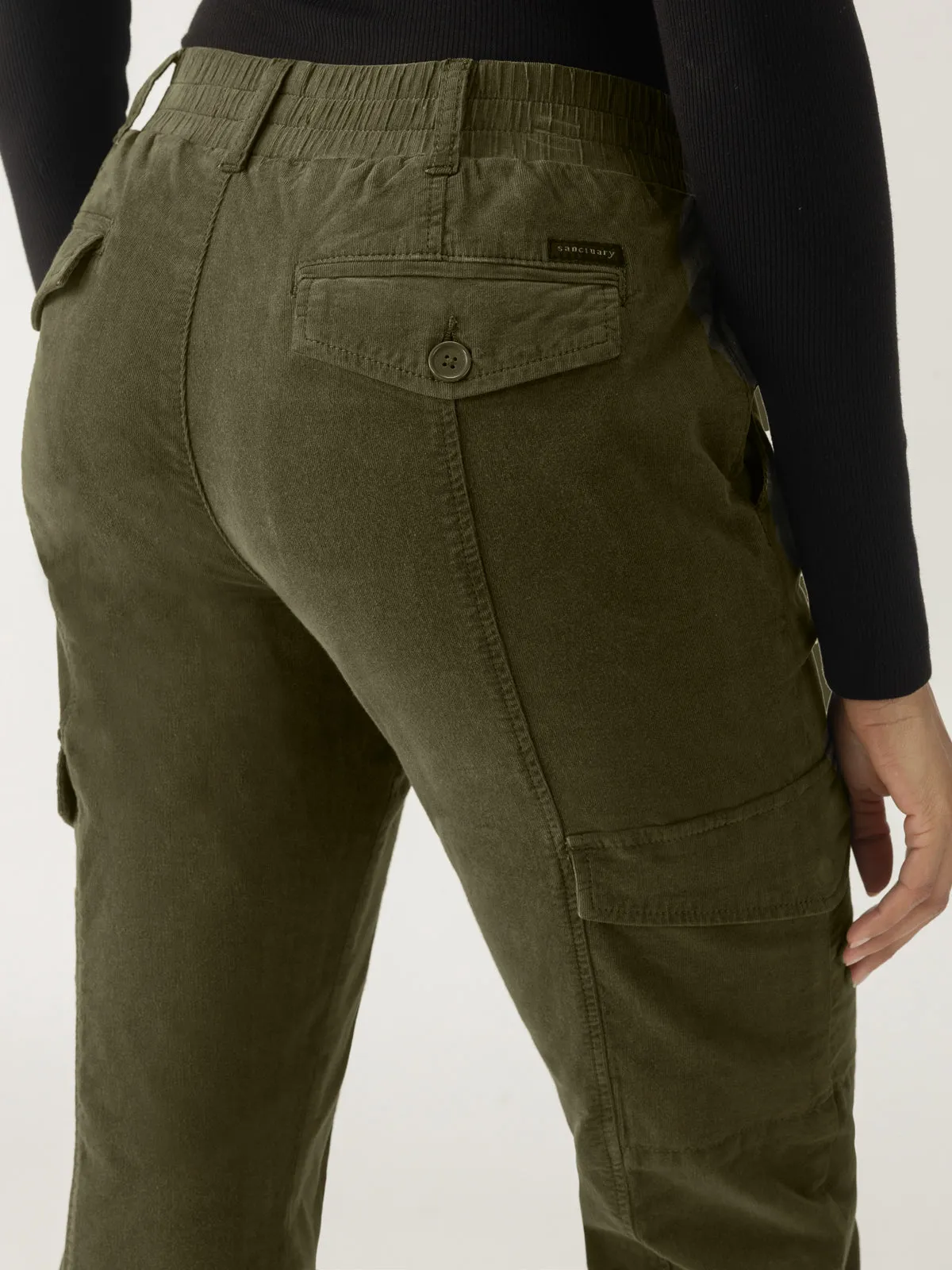 Corduroy Relaxed Rebel Standard Rise Pant Burnt Olive