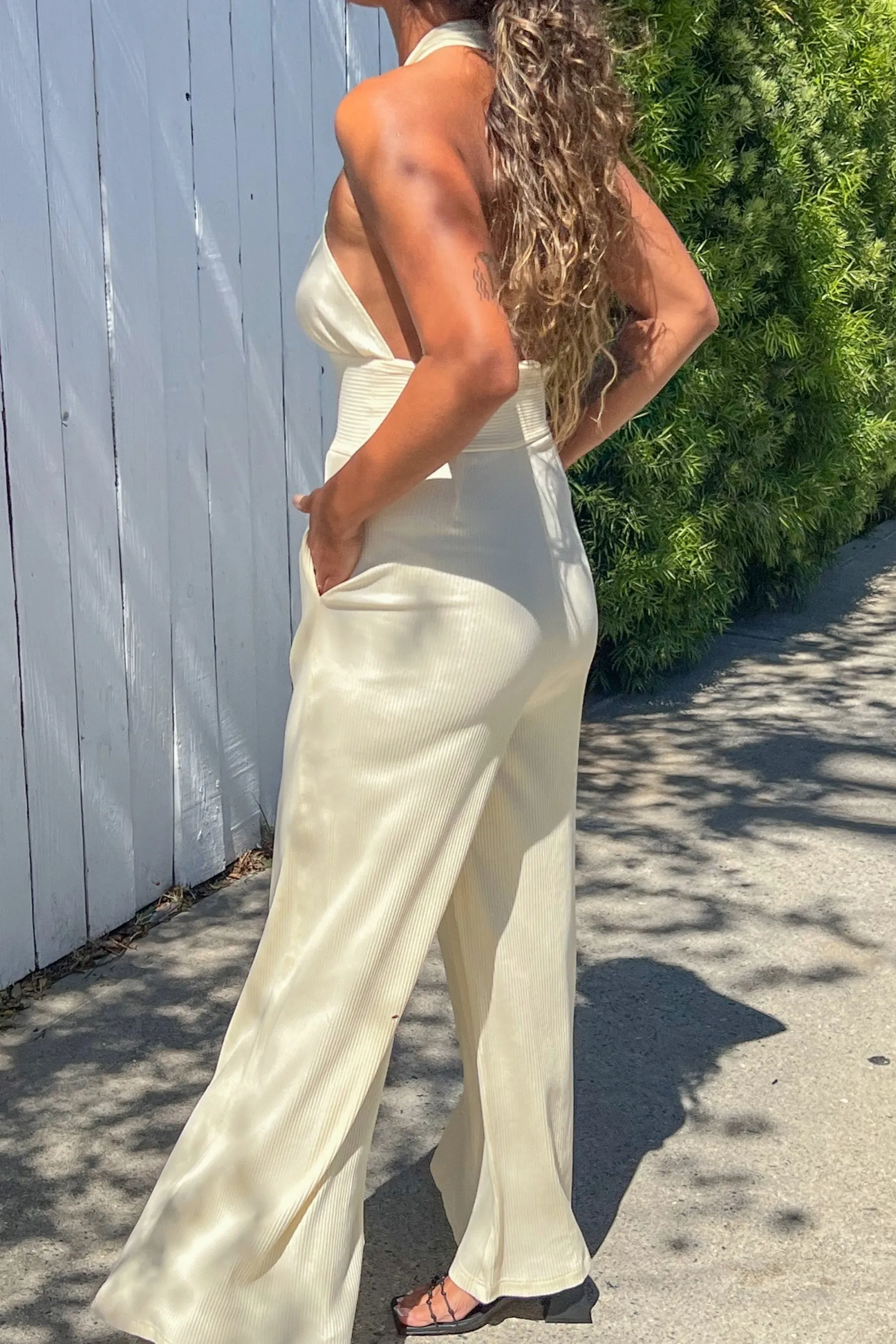 Creme Mimi Jumpsuit