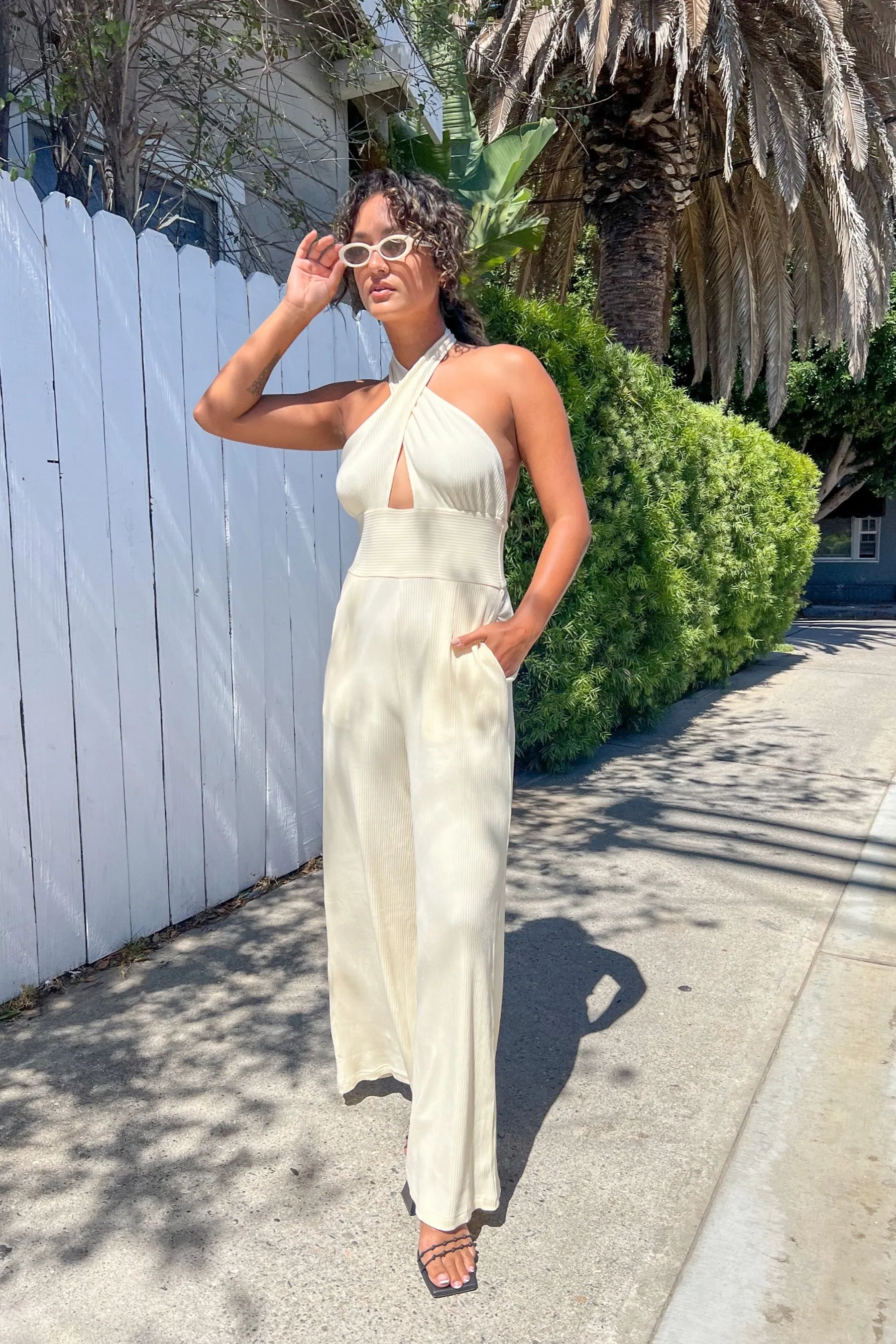 Creme Mimi Jumpsuit