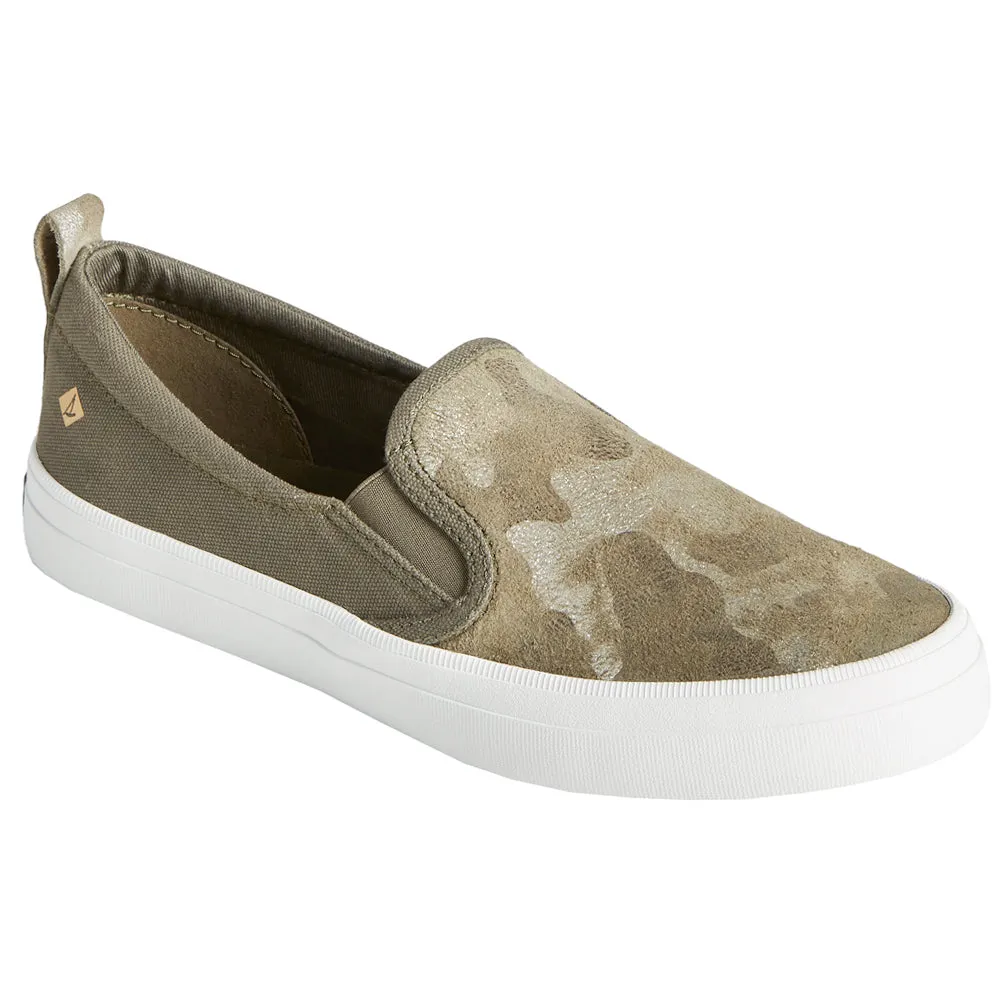 Crest Twin Gore Camo Slip On Sneakers