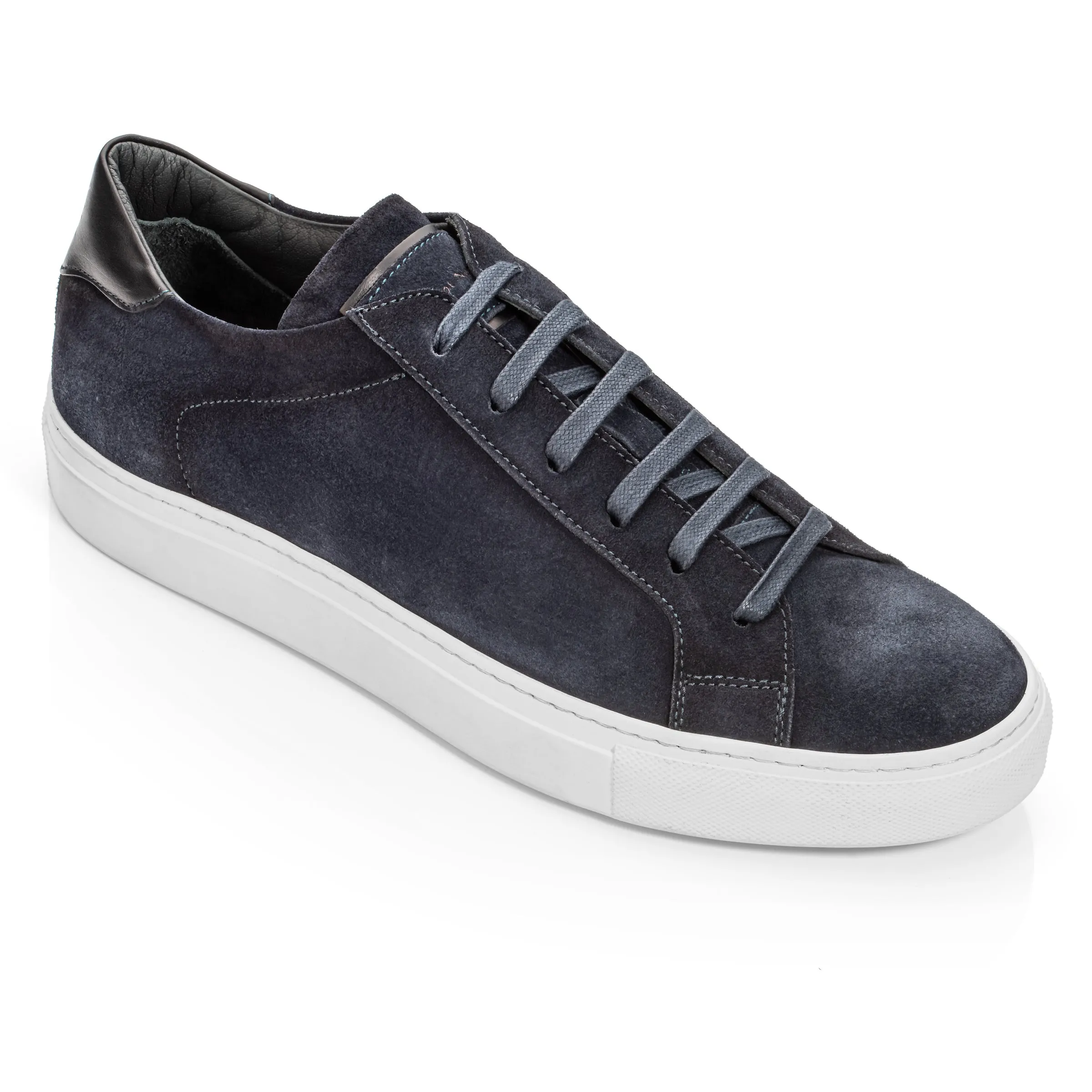 Derrick Navy Blue Suede Sneaker